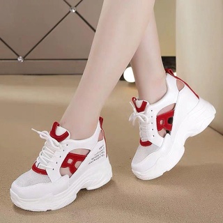 Malla blanco zapatos mujer's2020summer nueva plataforma todo-partido hueco transpirable deportes Casual zapatos