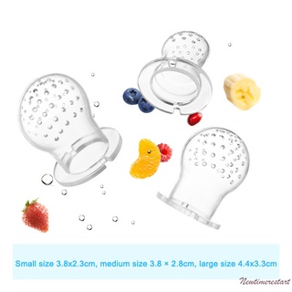 Chupete de alimentos para bebés frutas y verduras suplemento alimenticio de silicona pezón bolsa de mordedura bebé vajilla de alimentación (5)