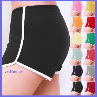 (pdfas.mx) pantalones cortos deportivos casuales para mujer playa verano running yoga pantalones calientes