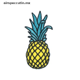 【airspeccutin】 pineapple embroidered iron on / sew on patches set badge bag fabric applique craft [MX]