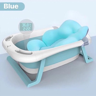 Bañera de bebé bañera piscina bebé niños termómetro colchón almohadilla