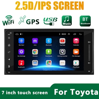 (2GB+32GB) 7" Android 11 coche Radio reproductor Multimedia para Toyota WIFI IPS D pantalla GPS espejo conexión