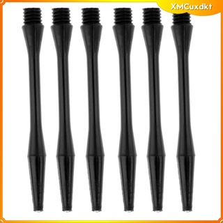 [listo Stock] 60 piezas nuevos 2BA tallos de dardos plásticos ejes de dardos Diam 6 mm lanzamiento seguro - negro
