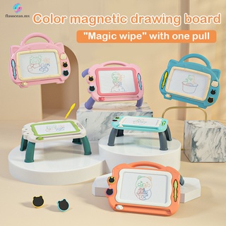 tablero de dibujo magnético para niños, color graffiti para bebé, hogar