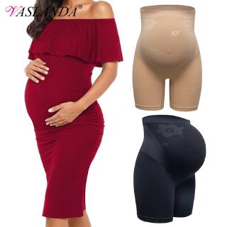 Pantalones cortos Panty para mujeres embarazadas Abdomen apoyo cintura alta polainas maternidad Shapewear sin costuras embarazo ropa interior