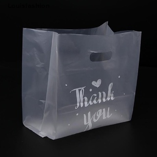 [louisfashion] 50 bolsas de plástico de agradecimiento bolsas de compras bolsas de regalo de boda caliente