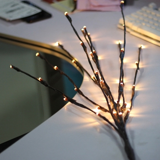 lámpara de rama de sauce led luces florales 20 bombillas hogar fiesta de navidad decoración de jardín (4)