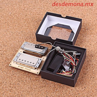 desdemona Active LP Electric Guitar Pickup Humbucker with Electronic Circuit and Battery Box Set Guitar Accessories