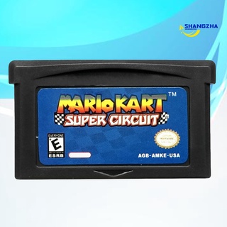 shangzha Mario Kart Super Circuit Video Game Cartridge Card for Nintendo GameBoy Advance