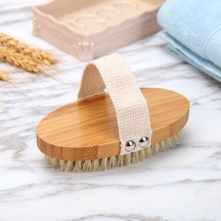Encounters cepillo de baño corporal madera cerdas naturales masaje ducha Spa cepillos de ducha (1)