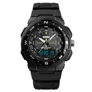 [-FENGSIR-] SKMEI Waterproof Alarm Date Sport Analog Digital LED Backlight Wrist Watch (2)