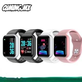 Smart watch y68 D20 touch screen wireless charging sports smart heart rate health watch waterproof wristband Sports Watch