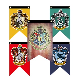slytherin bandera casa harr pott escuela decorativa gryffindor magia cuatro ravenclaw colegios hufflepuff bandera regalo hogwarts