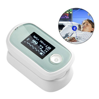 oxímetro de pulso bluetooth de la yema del dedo oled pantalla digital de oxígeno en sangre monitor de saturación de frecuencia cardíaca spo2 pi detector (5)