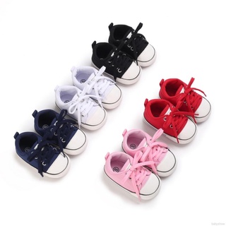 Walkers babyshow Zapatos De Bebé Niños Niñas Lona Zapatilla De Deporte Suave Antideslizante Suela Primeros Pasos Casual Cuna 0-18M