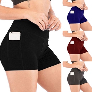 Pantalones cortos deportivos transpirables para mujer Fitness pantalones cortos de secado rápido