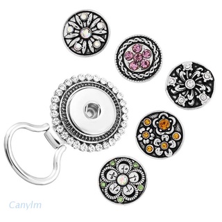 broche magnético canylm estilo botón centro decorado con flores ropa accesorios