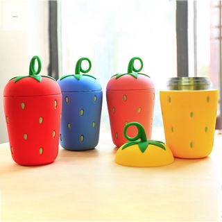 Creative Strawberry Water Cup Portable Heat-Resistant Stainless Steel Vacuum Flask for Home Camping Traveling (1)