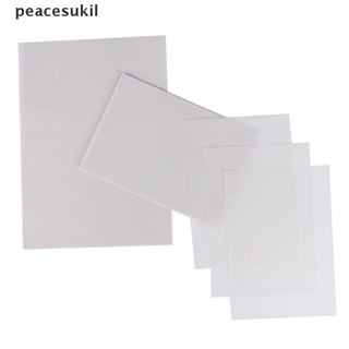 [peacesukil] 50 piezas transparentes de papel de transferencia de papel de copia de papel de trazado de tela de transferencia de papel adhesivo [peacesukil]