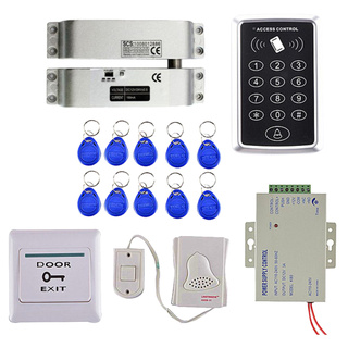 125 KHz RFID lector de Control de acceso sistema de seguridad teclado tarjeta de identificación y campana de bloqueo magnético (7)