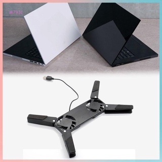 USB Cooling Fan Portable Convenient Notebook Cooler Cooling Pad Stand Double Fans For Notebook Laptop