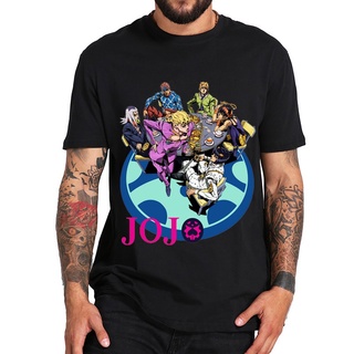 Jojo Bizarre Adventure camiseta Anime Top T-shirt Jojo impresión gráfica Casual camiseta