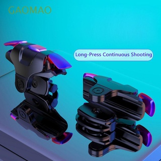 GAOMAO Durable Controlador de gamepad Para Smartphone Gatillo de agarre Palanca de mando 1 par Para PUBG L1R1 Accesorios de juegos Metal Desencadenar Botón de fuego/Multicolor
