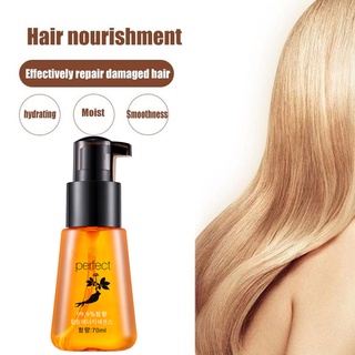 70ml Hair Care Essential Oil Straight and Curl Hair Care Essence Oil for Dry and Damaged Hair (2)