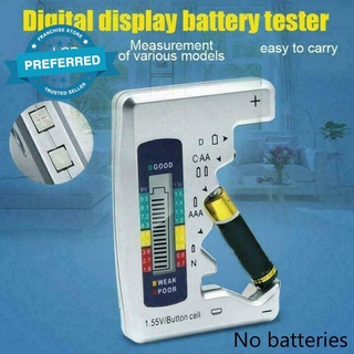 Probador de batería Lcd Digital Universal comprobador C d n Aa celda Aaa U 1.5V S botón X2R1
