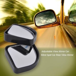 ready stock 1 par de espejo de visión ajustable en forma de ventilador para coche, punto ciego, espejo de visión trasera