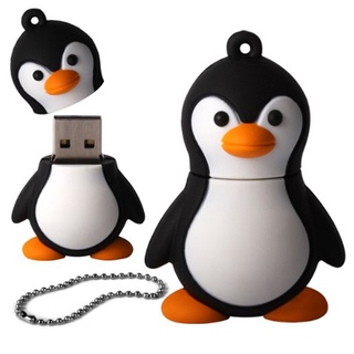 8GB lindo bebé pingüino USB 2.0 Flash Drive Data Memory Stick dispositivo - blanco y negro PQMX