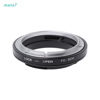 maria7 fd-eos - anillo adaptador para lente canon fd a ef eos, videocámara