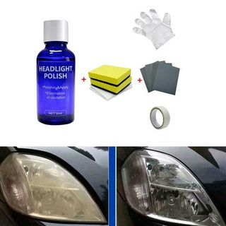 High Density Headlight Polish Liquid Cars Restoration Repairing Fluid Durable Kit Car F0D3 (3)