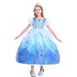 Frozen 2 Elsa princesa vestido Elsa Frozen vestido 3-100