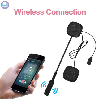 [GOOD] auriculares inalámbricos Bluetooth de alta calidad de intercomunicador de moto casco de música manos libres con micrófono HD en línea (6)