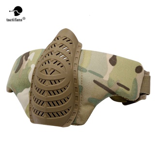 Military Nylon 1000D PJ Half Face Mask Hunting Accessories Airsoft Paintball Shooting Army Combat Equipment Gears