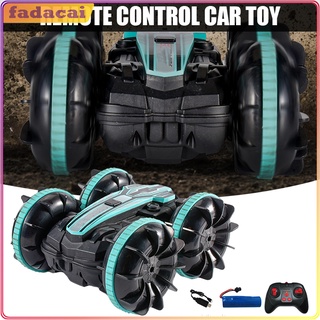 Children's Car Toy Amphibious Remote Control Car Stunt Double-Sided Tumbling 2.4g Wireless Remote Control Electric Toy