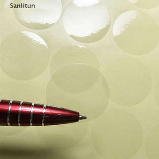 Sanlitun 1000 15MM clear round sticker round transparent labels circle PVC Sealing labels Hot Sale (2)