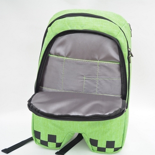 Juego verde Minecraft bolsa de la escuela Oxford mochilas estudiante libro mochilas niños navidad año nuevo regalo hombres viaje portátil bolsas