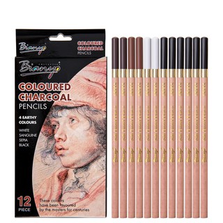 Seamiart _ 12 pzas/4 colores lápices de dibujo profesional suave de Pastel suave Para Sketting _ suministros de arte/papelería
