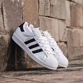 Adidas Superstar blanco negro 100% Original BNWB/ Premium zapatos casuales de hombre (2)