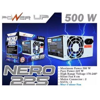 Fuente de alimentación Power up Nero 225/PSU Power up 500w