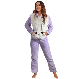 Pijama Polar De 2 Piezas para Dama (1)