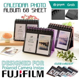 68 hojas para Fujifilm Instax Mini 8/9/11/25/50/70/90/90 Sp2R etc calendario álbum