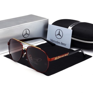 2021 nuevos lentes de sol polarizados de moda retro para hombre Mercedes-Benz (3)