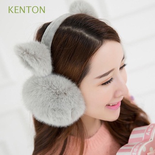 KENTON moda orejas proteger mujeres orejas de gato orejeras proteger lindo felpa al aire libre cómodo accesorios cálidos/Multicolor (1)