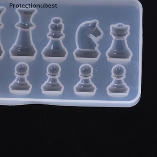 protectionubest molde de silicona para resina internacional forma de ajedrez silicona uv resina diy moldes npq (5)