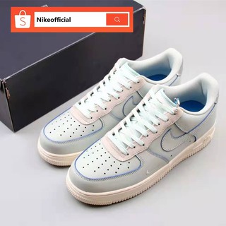 100% Original Nike Air Force 1 style Phantom light blue Casual Sneaker Shoes for Men and Women