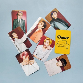 8pcs BTS «Butter» la misma pequeña tarjeta postal tarjeta de colección jk v star periféricos (7)