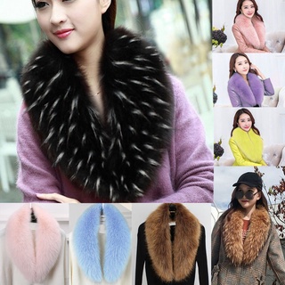 Winter Faux Fur Scarf Wrap Collar Shrug Warm Women's Faux Fur Collar Scarf